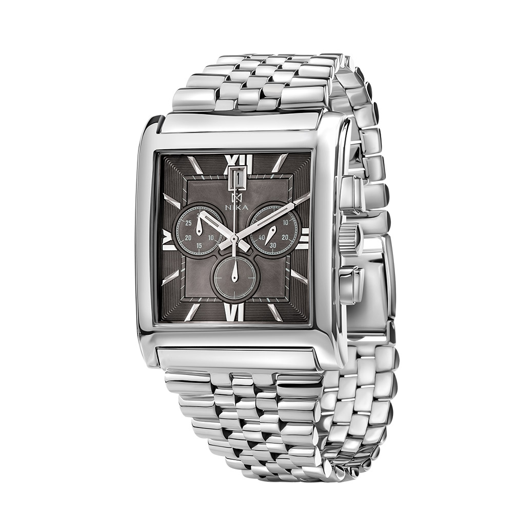 Buy silver male wrist watch NIKA CELEBRITY vendor code 1064.0.9.73H.01 ...