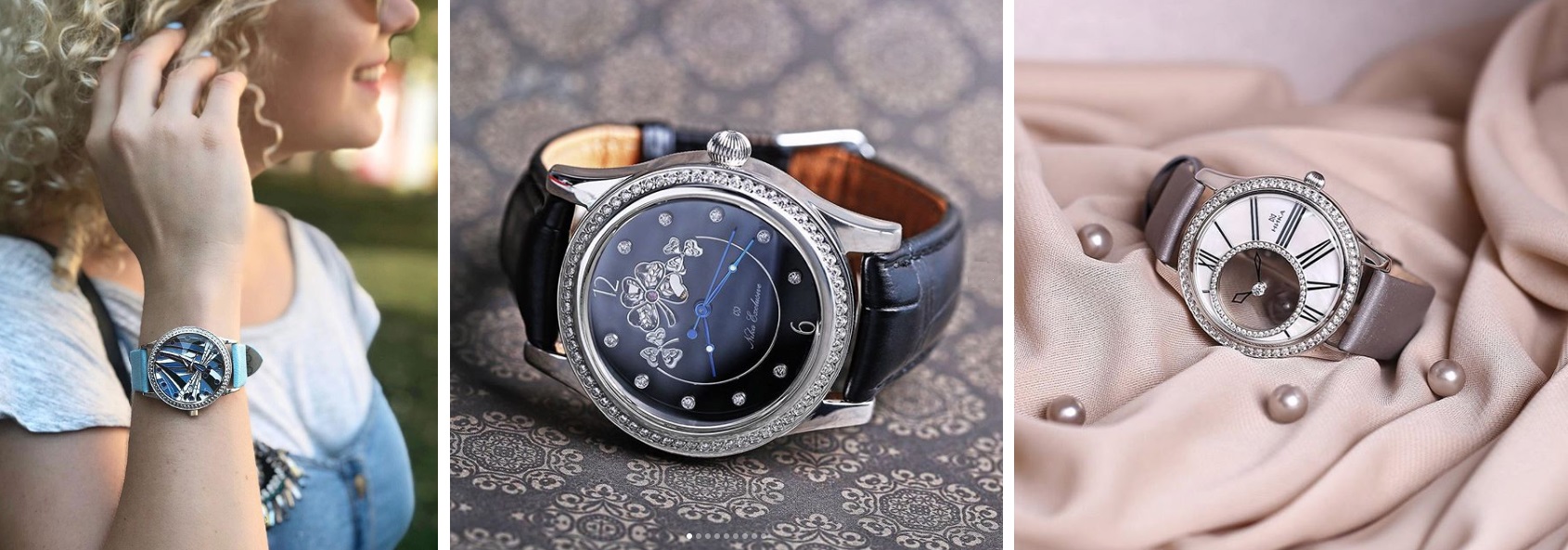 Buy women's silver watches in the official online store