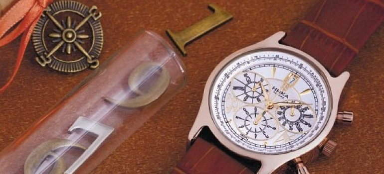 The first  gold chronograph for men was created and was named 'Georgin', which later became the flagship of the CELEBRITY collection (article 1024).